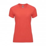 T-shirt tecnica da donna in 100% poliestere da 135 g/m² Roly color corallo