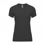 T-shirt tecnica da donna in 100% poliestere da 135 g/m² Roly color grafite