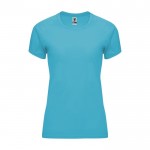 T-shirt tecnica da donna in 100% poliestere da 135 g/m² Roly color turchese