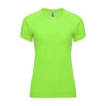 T-shirt tecnica da donna in 100% poliestere da 135 g/m² Roly color verde fluorescente