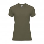 T-shirt tecnica da donna in 100% poliestere da 135 g/m² Roly color verde militare