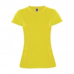 T-shirt sportiva da donna in piqué di poliestere da 150 g/m² Roly color giallo