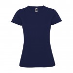 T-shirt sportiva da donna in piqué di poliestere da 150 g/m² Roly color blu mare