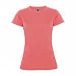 T-shirt sportiva da donna in piqué di poliestere da 150 g/m² Roly color corallo