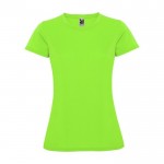 T-shirt sportiva da donna in piqué di poliestere da 150 g/m² Roly color lime