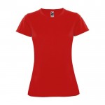 T-shirt sportiva da donna in piqué di poliestere da 150 g/m² Roly color rosso