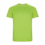 Maglietta tecnica da uomo in poliestere riciclato da 135 g/m² Roly color lime