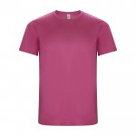 Maglietta tecnica da uomo in poliestere riciclato da 135 g/m² Roly color fucsia