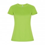 Maglietta tecnica da donna in poliestere riciclato da 135 g/m² Roly color lime