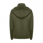 Giacca impermeabile leggera unisex in poliestere 85 g/m² Roly color verde militare seconda vista posteriore