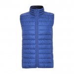 Gilet da uomo isolante in poliestere con effetto piuma 290 g/m² Roly color blu elettrico