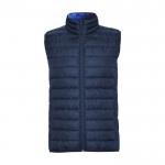 Gilet da uomo isolante in poliestere con effetto piuma 290 g/m² Roly color blu mare