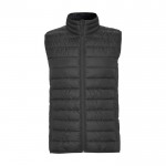 Gilet da uomo isolante in poliestere con effetto piuma 290 g/m² Roly color grafite