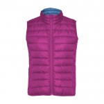 Gilet isolante con effetto piuma in poliestere per donna 290 g/m² Roly color fucsia