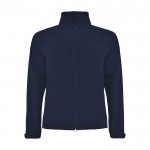 Giacchetto softshell unisex in poliestere a 3 strati da 300 g/m² Roly color blu mare