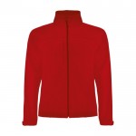 Giacchetto softshell unisex in poliestere a 3 strati da 300 g/m² Roly color rosso