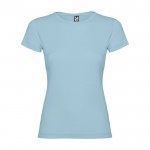 T-shirt da donna in single jersey di 100% cotone da 155 g/m² Roly color azzurro