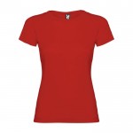 T-shirt da donna in single jersey di 100% cotone da 155 g/m² Roly color rosso