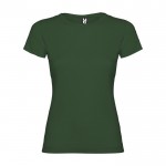 T-shirt da donna in single jersey di 100% cotone da 155 g/m² Roly color verde bottiglia