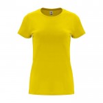 T-shirt da donna con girocollo in 100% cotone da 170 g/m² Roly color giallo