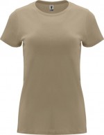 T-shirt da donna con girocollo in 100% cotone da 170 g/m² Roly color sabbia