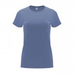 T-shirt da donna con girocollo in 100% cotone da 170 g/m² Roly color blu alice