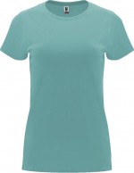 T-shirt da donna con girocollo in 100% cotone da 170 g/m² Roly color acquamarina