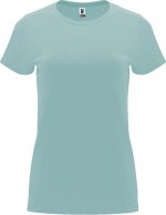 T-shirt da donna con girocollo in 100% cotone da 170 g/m² Roly color blu sbiadito