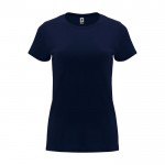 T-shirt da donna con girocollo in 100% cotone da 170 g/m² Roly color blu mare