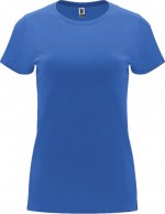 T-shirt da donna con girocollo in 100% cotone da 170 g/m² Roly color blu riviera