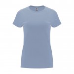 T-shirt da donna con girocollo in 100% cotone da 170 g/m² Roly color blu grigiastro