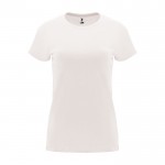 T-shirt da donna con girocollo in 100% cotone da 170 g/m² Roly color bianco sporco