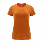 T-shirt da donna con girocollo in 100% cotone da 170 g/m² Roly color arancione