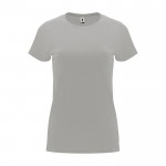 T-shirt da donna con girocollo in 100% cotone da 170 g/m² Roly color grigio chiaro