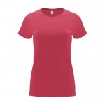 T-shirt da donna con girocollo in 100% cotone da 170 g/m² Roly color rosso mattone