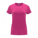 T-shirt da donna con girocollo in 100% cotone da 170 g/m² Roly color fucsia