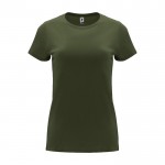 T-shirt da donna con girocollo in 100% cotone da 170 g/m² Roly color verde scuro