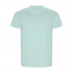 T-shirt da uomo in 100% cotone organico 160 g/m² Roly color verde menta