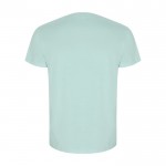 T-shirt da uomo in 100% cotone organico 160 g/m² Roly color verde menta seconda vista posteriore