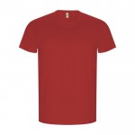 T-shirt da uomo in 100% cotone organico 160 g/m² Roly color rosso