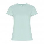 T-shirt aderente da donna in 100% cotone organico 160 g/m² Roly color verde menta