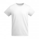 T-shirt da uomo in cotone organico certificato da 175 g/m² Roly color bianco