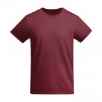 T-shirt da uomo in cotone organico certificato da 175 g/m² Roly color bordò