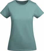 T-shirt da donna in cotone organico certificato da 175 g/m² Roly color acquamarina