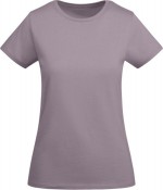 T-shirt da donna in cotone organico certificato da 175 g/m² Roly color lavanda