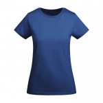 T-shirt da donna in cotone organico certificato da 175 g/m² Roly color blu reale