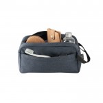 Beauty case uomo personalizzati color blu vista aperto