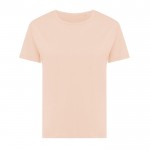 Maglietta da donna in cotone organico e riciclato da 160 g/m² Iqoniq color rosa salmone