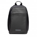 Zaino in nylon da viaggio con tasche nascoste e spazio per pc 15,6'' color nero