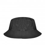 Cappello reversibile stile bob in nylon con fodera interna in pile color nero